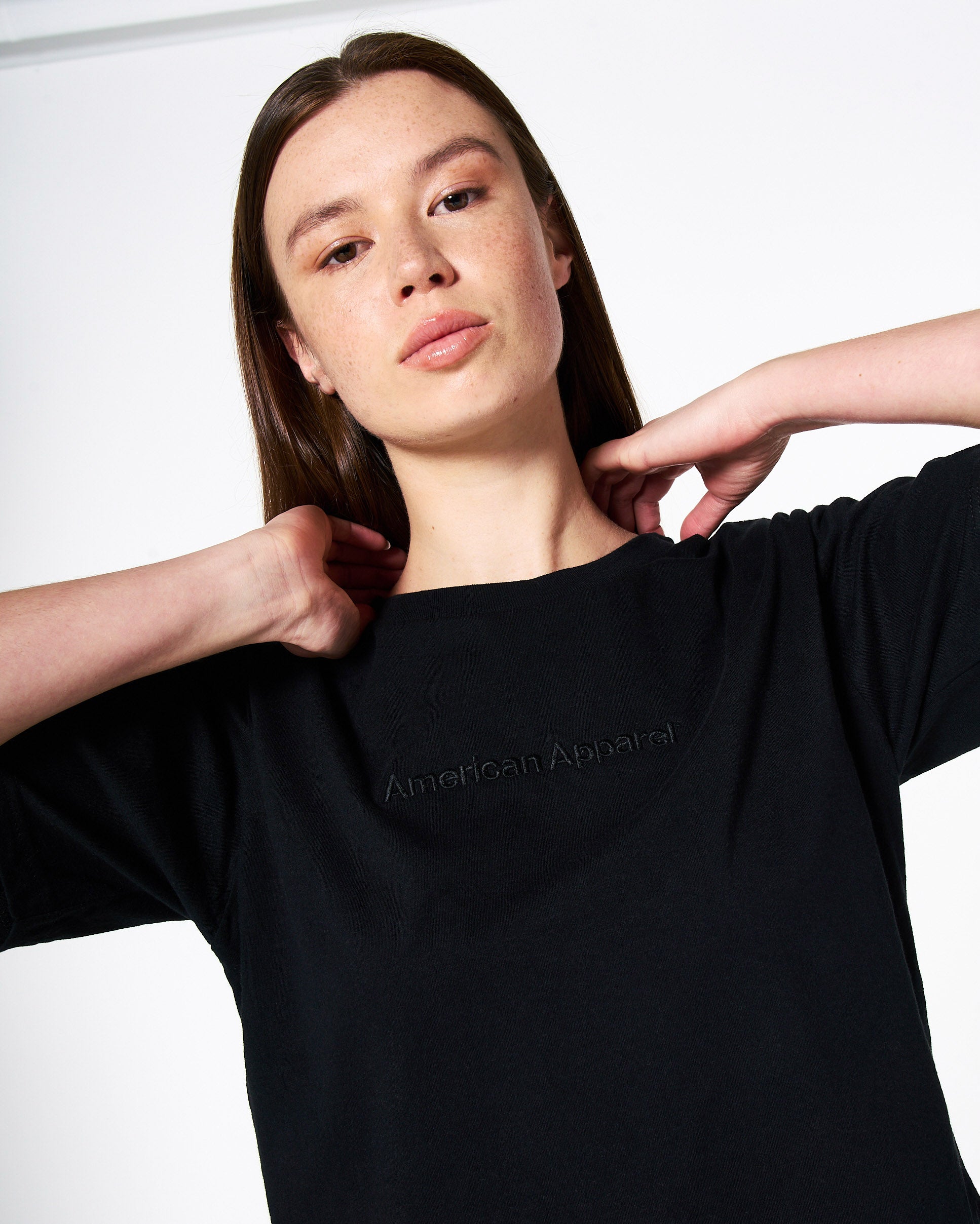 Women's Embroidered Logo Boxy T-shirt