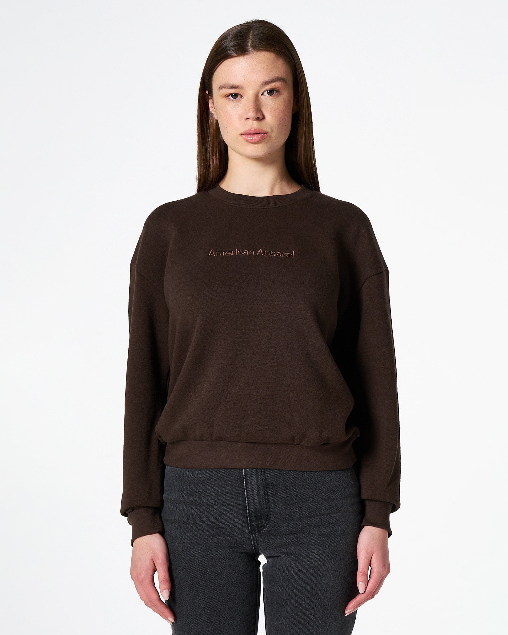 Women's Embroidered Logo Crewneck Sweatshirt