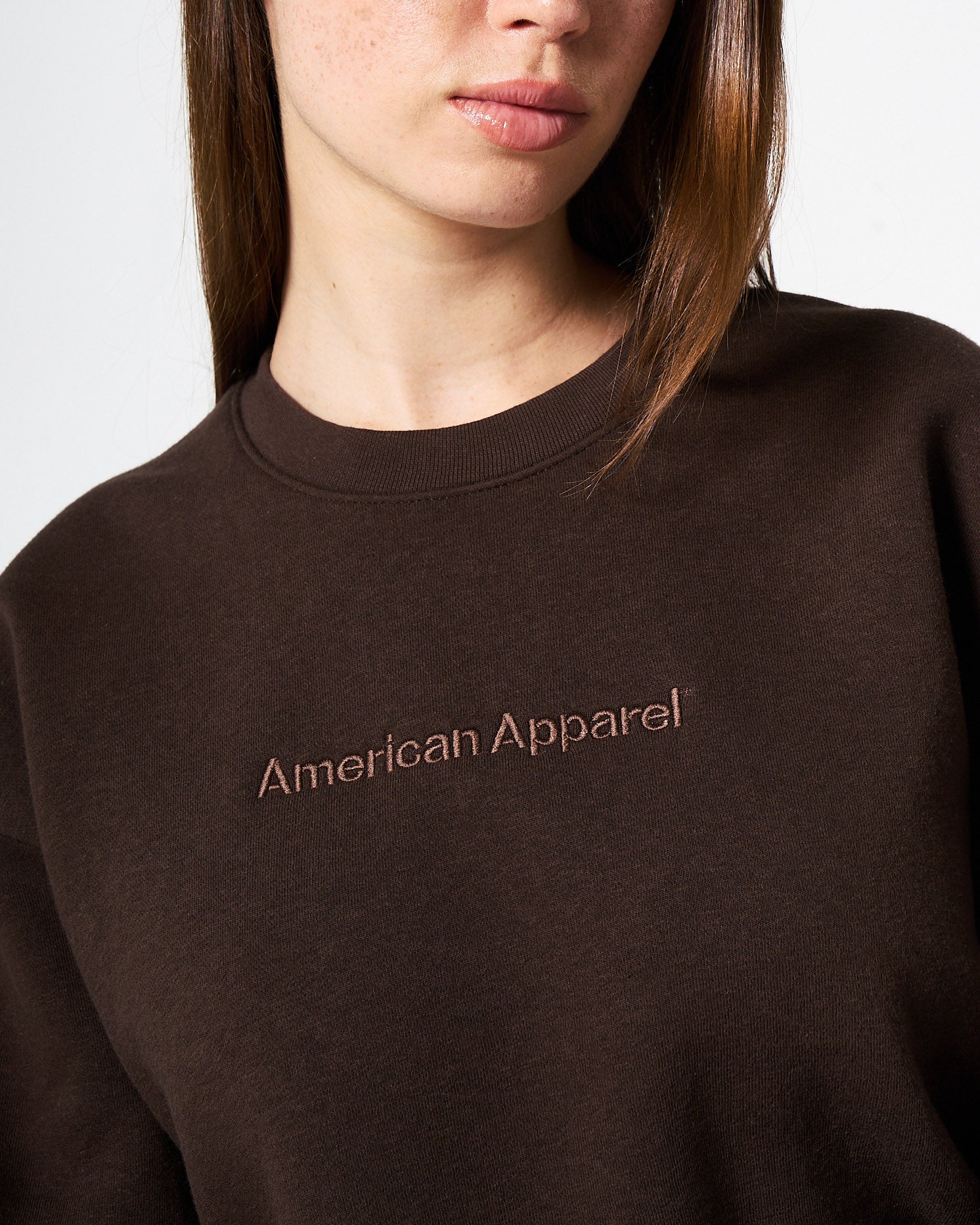 Women's Embroidered Logo Crewneck Sweatshirt