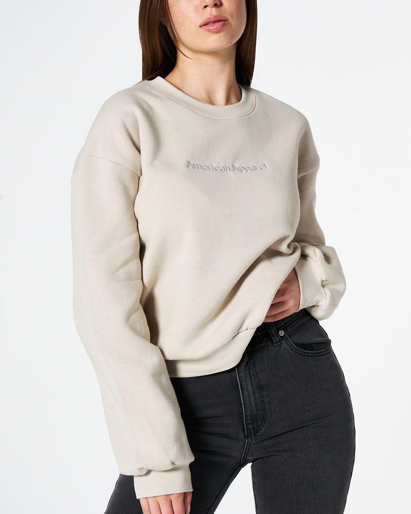 Women's Embroidered Logo Crewneck Sweatshirt